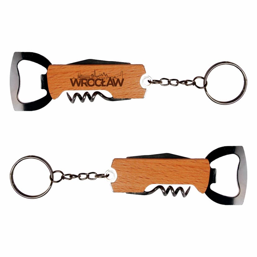 BRELOK DREWNO OTWIERACZ SCYZORYK